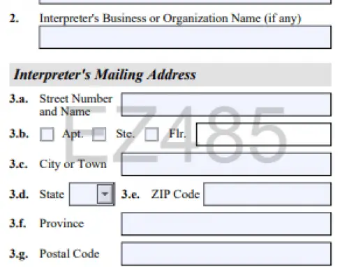 Understanding the “Interpreter’s Contact Information, Certification, and Signature” Section